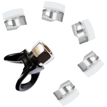 Imagem de QMTCYXGS Peças De Reposição Compatíveis Com O Conjunto Bicos Para Pistolas Pintura Airless Graco, Incluindo Base Proteção Ponta Rosca Reversível 7/8" 246215/Assentos Bico E Juntas Vedação 246453 (1+