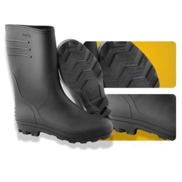 Imagem de BOTA DE BORRACHA GALOCHA IMPERMEÁVEL VONDER CHUVA MOTOBOY MOTOQUEIRO P