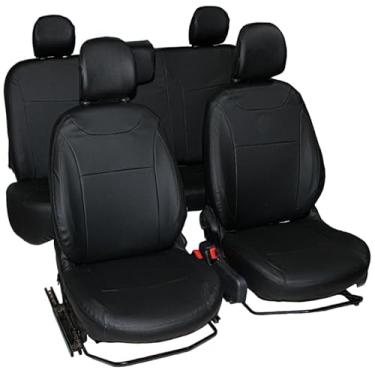 Imagem de Capa de Banco em Couro Automotivo Carro Duster e Oroch 2015 á 2020 Sob Medida (Duster 2015 á 2020 Encosto Traseiro Bipartido)