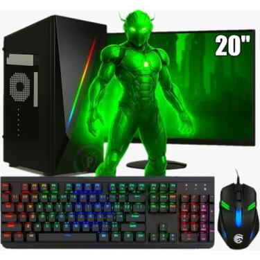 Imagem de PC GAMER COMPLETO I7 10 GERAÇÃO 5.0GHZ, 32GB DDR4, SSD 480GB (32GB DDR4)