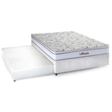 Imagem de Bicama para Casal Herval Atlanta com Cama Auxiliar de Molas, 52x138x18