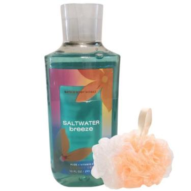 Imagem de Conjunto de presentes Bath & Body Works Saltwater Breeze com gel de ba