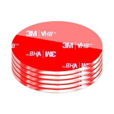Imagem de Fita Adesiva Transparente Dupla Face 3M De Alta Adesão Removível Sem R