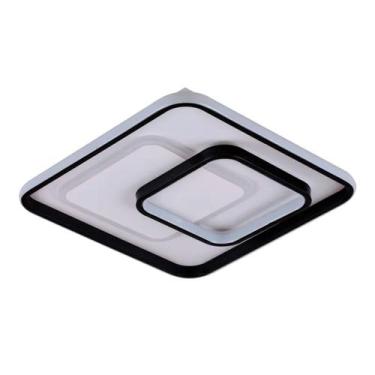 Imagem de Plafon Led Baruc 60W 3000k ou 4000k ou 6000K Preto 40CM Bivolt Eletror