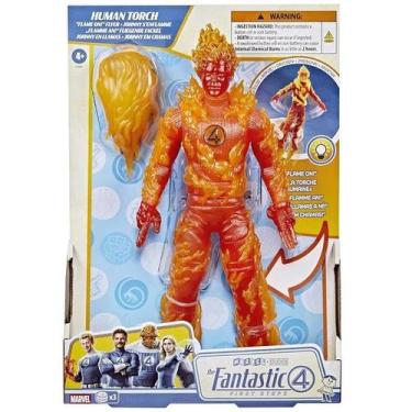 Imagem de Boneco Marvel Quarteto Fantastico Tocha Humana Hasbro G1890