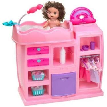 Imagem de Quarto Encantado 2 em 1 Berço ou Banheira Magic Toys 8104 com Acessóri