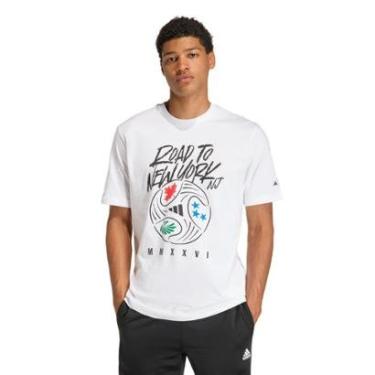 Imagem de Camiseta Adidas Estampada Fifa Wc Road To Ny Nj Masculina-Masculino