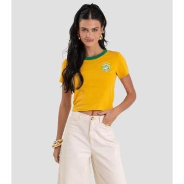 Imagem de Blusa Feminina em Cotton Leve Brasil Dianna-Feminino