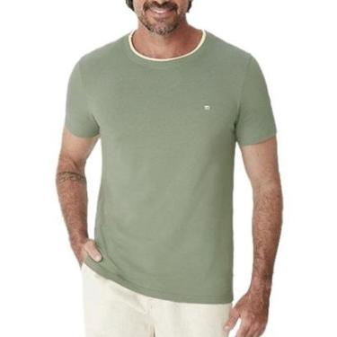 Imagem de Camiseta Manga Curta Malwee 1000133383 Masculina Malha Linho T. P/XGG-Masculino