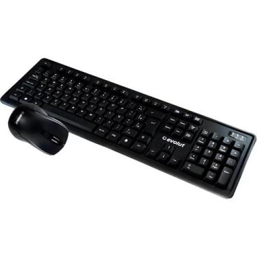 Imagem de Kit Teclado e Mouse Sem Fio Evolut EO-504 ABNT2