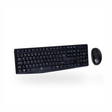 Imagem de Kit Teclado e Mouse Wireless Maxprint Arteck RF - Preto