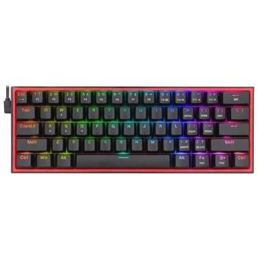 Imagem de Teclado Gamer Redragon K616-RGB Fizz Pro Preto (Ingles - 3 Modos)