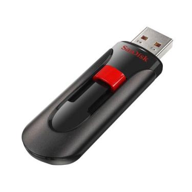 Imagem de Pen Drive Sandisk Z600 Ultra Cruzer Glide 32 GB - Preto/Vermelho, 32GB