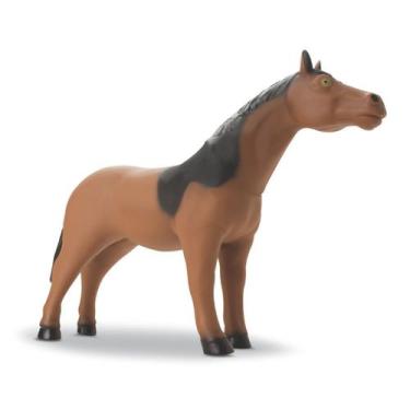Imagem de Touro, Boi, Porco, Cavalo Infantil Em Vinil Macio Realista Atóxico Par