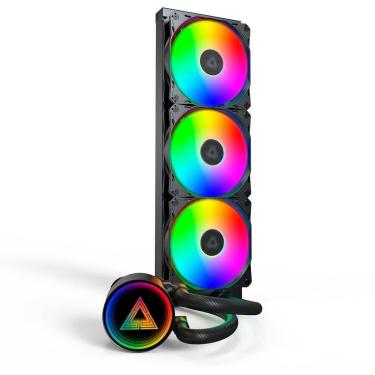 Imagem de Water Cooler Montech LightFlow, ARGB, 360mm, AMD e Intel, - LGTF360BK-Unissex