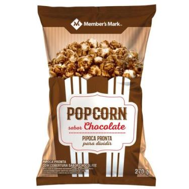 Imagem de Pipoca Pronta Sabor Chocolate Members Mark  270g Snack Premium Crocant