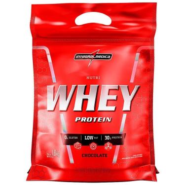 Imagem de Suplemento em Pó Whey Protein Nutri Isolado Concentrado Chocolate 1,8Kg Refil - Integra...
