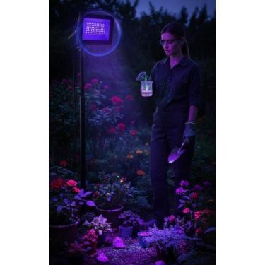 Imagem de Refletor Luz Negra 100W UV Efeito Neon P/ Festas 127/220V - Congratula