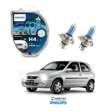 Imagem de Lâmpadas Farol GM Corsa Furgão Philips H4 CrystalVision
