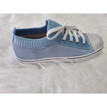 Imagem de Tenis meia toda bella azul