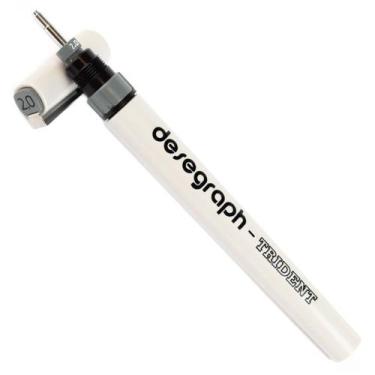 Imagem de Caneta Desegraph Para Desenho, Trident, CDMI/2, 0, Cinza, Ponta de 2.0