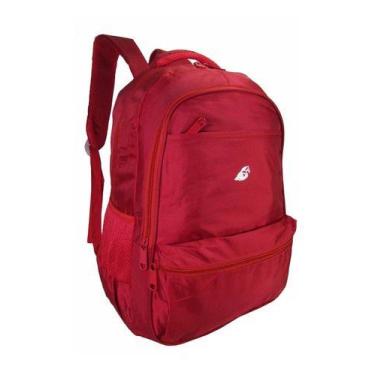 Imagem de Mochila Bolsa Feminina Escolar Juvenil Adulto Impermeável - KVN, Verme