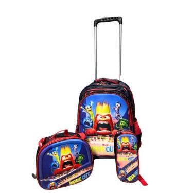 Imagem de Mochila Infantil Kit Escolar Lilo Stitch Homem Aranha Vários Personage