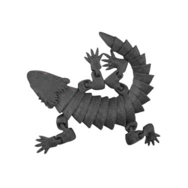 Imagem de Dragão Articulado Flexível  Brinquedo Decorativo Fidget Realista - A1,