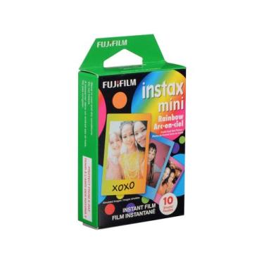 Imagem de Filme Instax Mini Rainbow para 10 Fotos Fujifilm para Instax Mini 7 8 