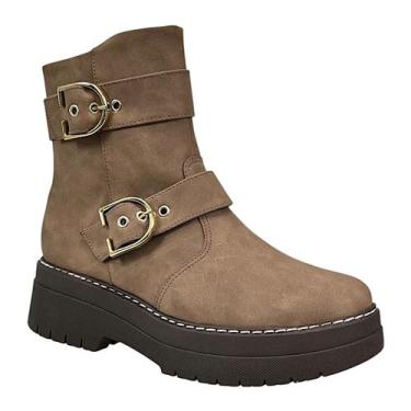 Imagem de Bota Piccadilly Fabiana Tratorada 318018 Castanho, Castanho, 35