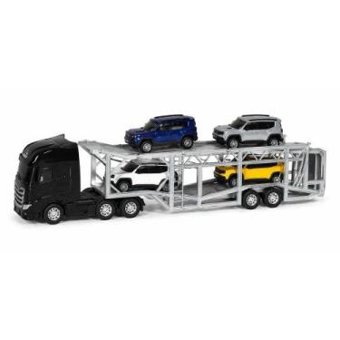 Imagem de Caminhão Cegonheiro Jeep Renegade Iveco 686 - Preto - Usual