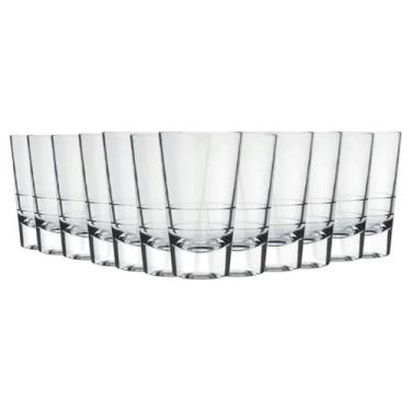 Imagem de Conjunto 12 Copos Caninha Dose Shot Cachaça Vidro 100ml - Nadir Figuei
