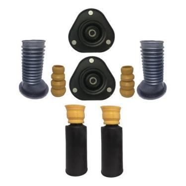 Imagem de Kit Coxim Batente Coifa Amortecedor Versa March 2012 À 2019 - BANI