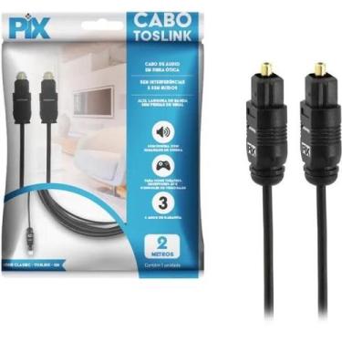Imagem de Cabo Óptico Toslink Básic 2m Pix