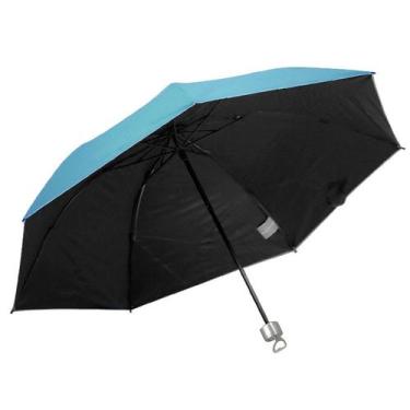 Imagem de Guarda chuva retrátil manual Mini Dupla Face Blackout Mod B 1,07 m - Y