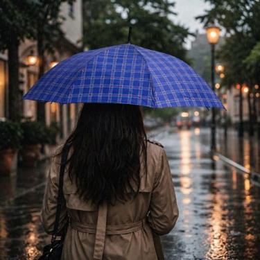 Imagem de Guarda-chuva sombrinha grande reforçado proteção solar - KAZA TEM IMPO