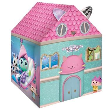 Imagem de Barraca infantil Casinha A Casa Mágica da Gabby 75x75x98 - LÍDER BRINQ