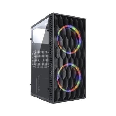 Imagem de Gabinete Gamer Vinik Wave M-ATX Preto - Design Moderno e Robusto
