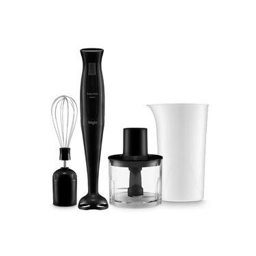 Imagem de Mixer 3 em 1 Elgin Turbo Chef 200W Preto com Miniprocessador e Copo para Misturas 110V