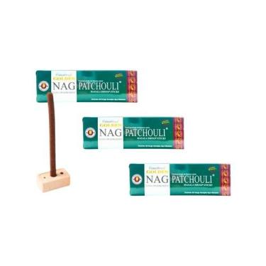 Imagem de KIT C/3 Incensos Dhoop Tibetano Golden Nag Sabor:Lavanda, Patchouli