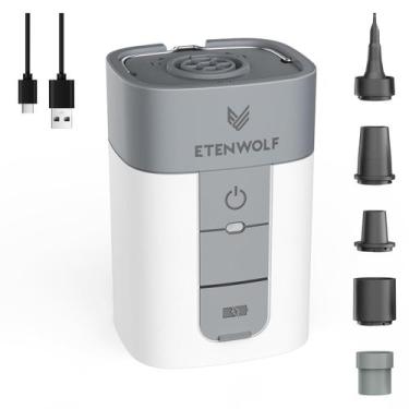 Imagem de Bomba de Ar Portátil ETENWOLF AIR 5 5200 mAh com Inflação Rápida 4X