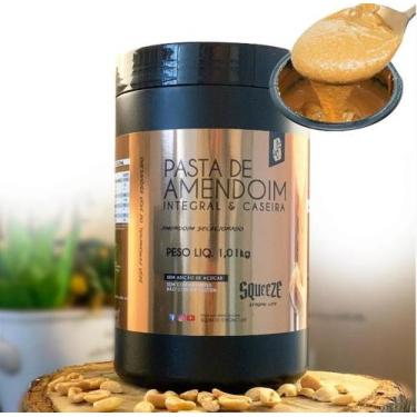 Imagem de Pasta de Amendoim Integral & Caseira 1,01kg - Squeeze (100% amendoim)