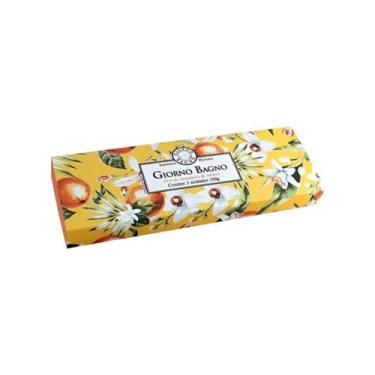 Imagem de Kit Presenteável Sabonete Giorno Bagno Flor De Laranjeira&Vetiver