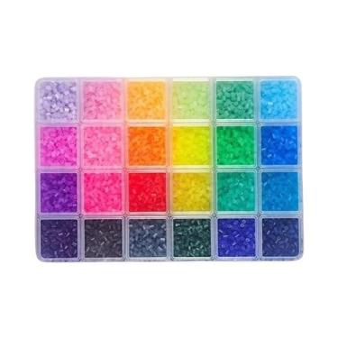 Imagem de Kit De Miçangas Perler Hama De 24 Cores 2.6mm Para Artesanato DIY, Que