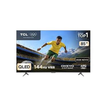Imagem de Smart TV TCL 85 Polegadas QLED 4K P8L WiFi Bluetooth Google TV HDR10+ 144 Hz VRR 85P8L