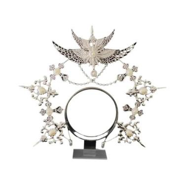 Imagem de Tiara De Cristal Gótica Com Halo, Acessórios De Cabelo Estilo KC Feito