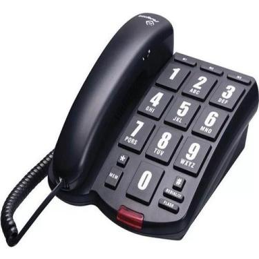 Imagem de Telefone com Fio Modelo TOK FáCIL INTELBRAS, Preto