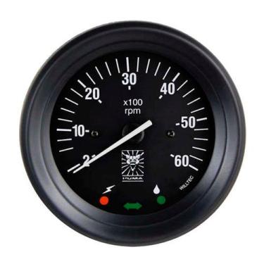 Imagem de Contagiro 0-6000 Rpm Bivolt 110mm Preto Puma GTS GTE - Willtec