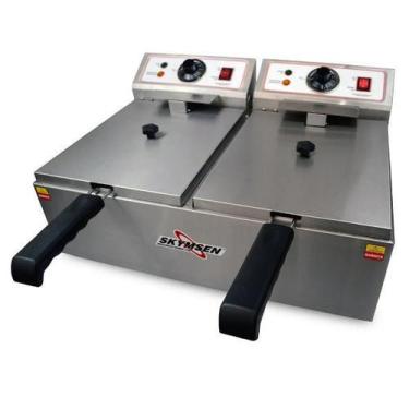 Imagem de Fritadeira Inox Skymsen Siemsen 11 Litros Óleo FED20 Elétrica, 220V