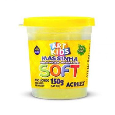 Imagem de Massa de modelar Soft 150g Amarelo Limão 102 - Acrilex